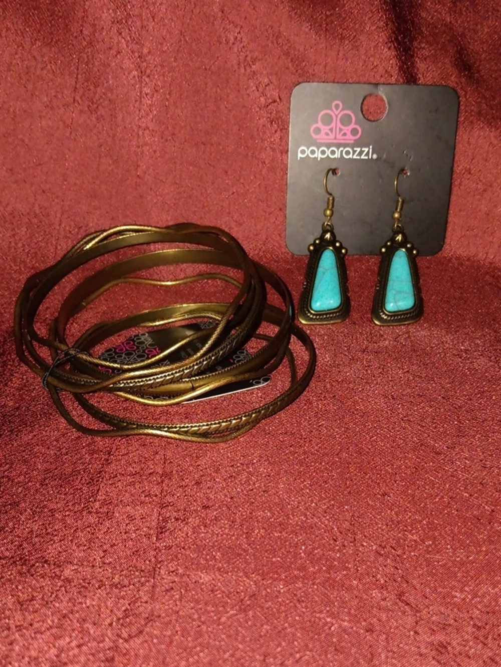 Boho Brass Southwestern Festival Jewelry Set